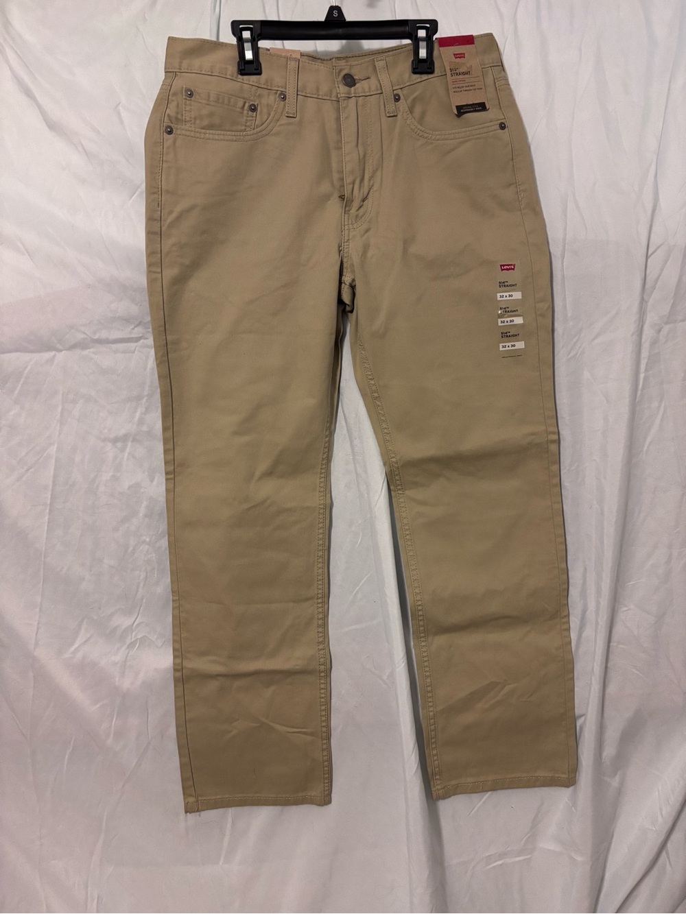 Levi's 514 Straight Khaki/Tan Pants Size 32 X 30